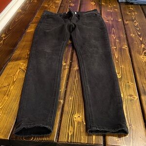 Women's Black Straight Leg Jeans